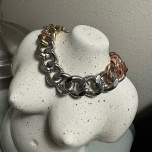 3 Tone chain bracelet